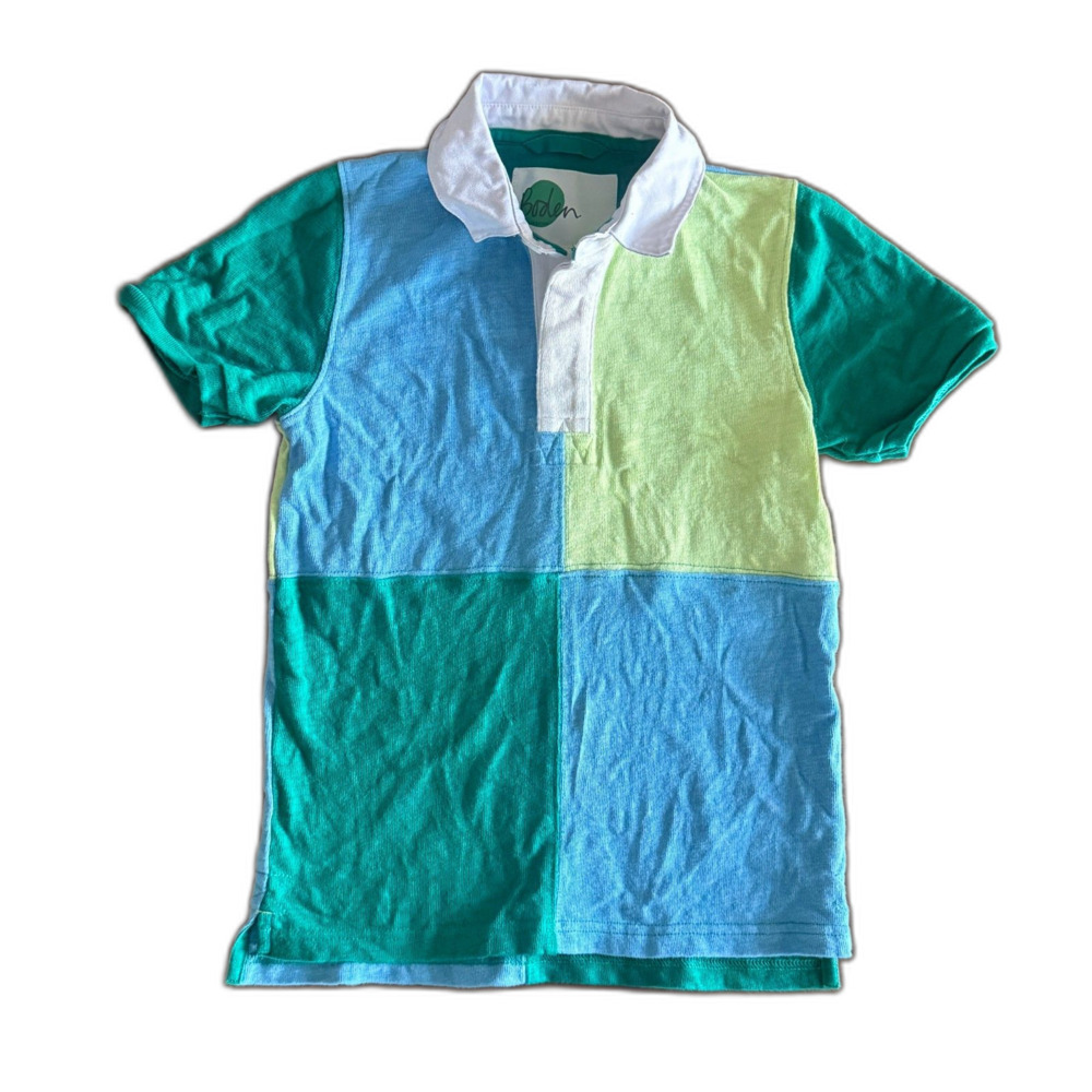 Mini Boden Colorblock Rugby Polo Boys' 7-8